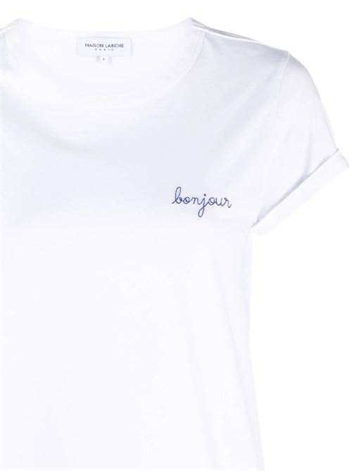 Bonjour popincourt t-shirt MAISON LABICHE PARIS | RWPOITOUBJRWHITE